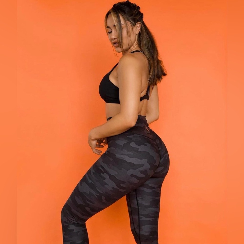 Cheri Fit black grey joggers workout size XXL